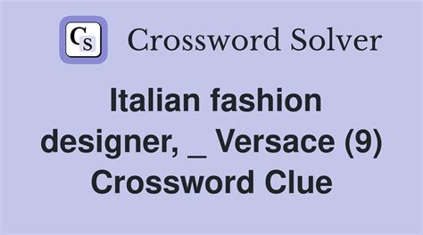 fashion trend embraced by fendi and versace crossword|Fashion trend embraced by Fendi and Versace Crossword Clue .